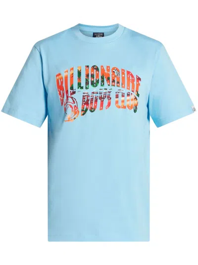 Billionaire Boys Club Tropical Island Fill Arch Logo T-shirt In Blue