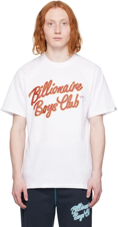 Billionaire Boys Club White Script T-shirt