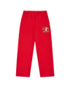 Billionaire Boys Club Wide Leg Duck Varsity Sweatpants In Red