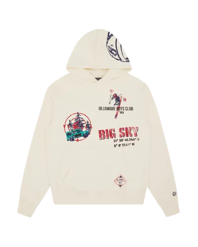 Billionaire Boys Club Kids' World Ski Popover Hood In Ivory