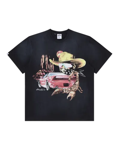 Billionaire Boys Club Kids' Wrangler Oversized Tee In Black
