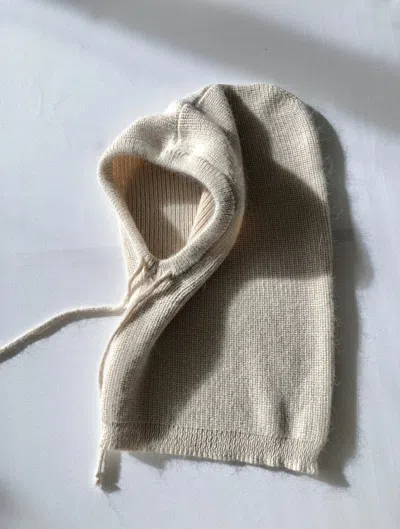 Billy Bamboo Women's Angora Wool Balaclava In Cream