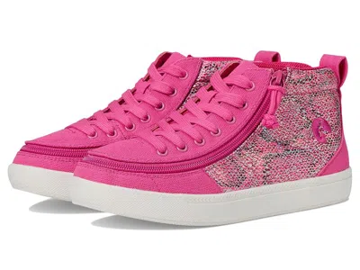 Billy Footwear Billy Classic D|r Ii High Kid's Shoes Fuchsia Snake : 7 Big Kid W, Canvas In Multi