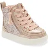 Billy Footwear Kids'  Billy Classic Lace High Gltr In Multi