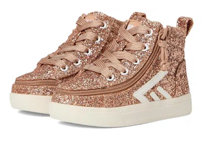 Billy Footwear Billy Cs High Top (toddler) Kids Shoes Rose Gold Glitz : 9 Toddler W, Synthetic