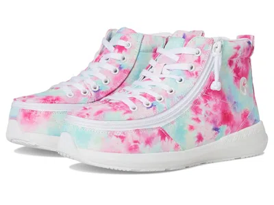 Billy Footwear Billy Goat Classic High (toddler/little Kid/big Kid) Kids Shoes Pink Watercolor : 2 Little Kid Xw, C In Animal Print