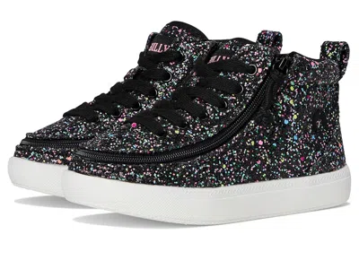 Billy Footwear Classic Dr High Ii (toddler) Kid's Shoes Black Glitter : 6 Toddler Xw, Canvas In Multi