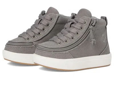 Billy Footwear Classic Dr High Ii (toddler) Kid's Shoes Dark Grey : 10 Toddler Xw, Canvas In Gray