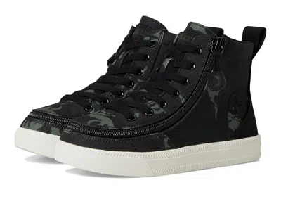 Billy Footwear Classic Lace High (little Kid/big Kid) Kid's Shoes Camo/white : 12 Little Kid M, Synthetic In Black