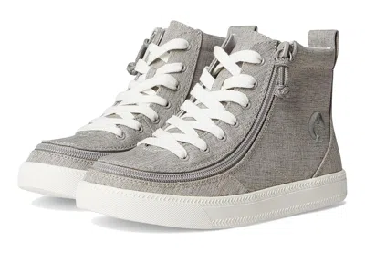 Billy Footwear Classic Lace High (little Kid/big Kid) Kids Shoes Grey Jersey : 6 Big Kid M In Gray