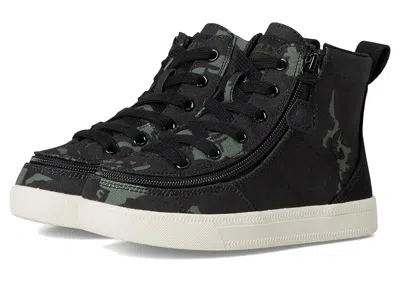 Billy Footwear Classic Lace High (toddler) Kid's Shoes Camo/white : 8 Toddler M, Canvas In Black