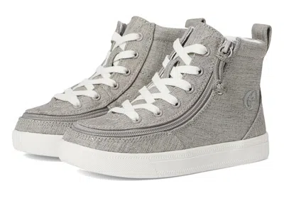 Billy Footwear Classic Lace High (toddler) Kid's Shoes Grey Jersey : 10 Toddler M, Canvas In Gray