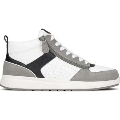 Billy Footwear Comfort Double Zip High Top Sneaker In Multi