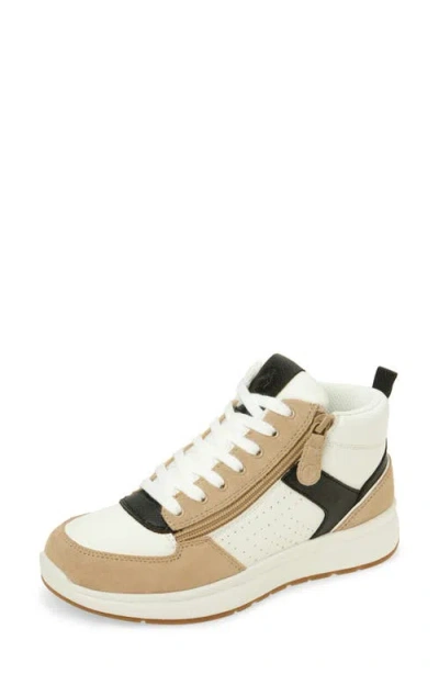 Billy Footwear Comfort Double Zip High Top Sneaker In Multi