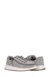 Billy Footwear Comfort Leather Lo Sneaker In Grey Suede