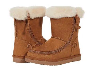 Billy Footwear Cozy Boot Ii (little Kid/big Kid) Kid's Shoes Chestnut : 9 Big Kid M, Synthetic In Brown
