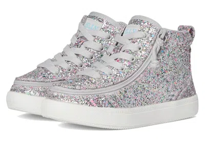 Billy Footwear Glitter Billy Classic D|r Ii High (toddler) Kid's Shoes Silver : 10 Toddler Xw, Textile