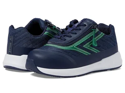 Billy Footwear Goat (little Kid/big Kid) Kid's Shoes Navy/green : 13 Little Kid Xw, Synthetic In Multi