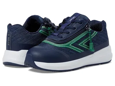 Billy Footwear Goat (toddler) Kid's Shoes Navy/green : 10 Toddler Xw, Synthetic In Blue