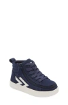Billy Footwear Kids' Billy Cs High Top Sneaker In Navy/white