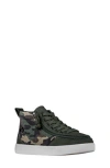 Billy Footwear Kids' Classic D|r High Top Sneaker In Olive Camo