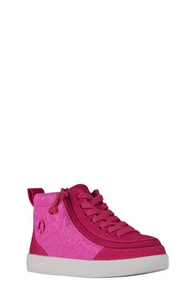 Billy Footwear Kids' Classic D|r High Top Sneaker In Pink Print