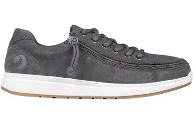 Billy Footwear Men's Comfort Low Shoes In Grey Suede In Multi