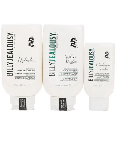 Billy Jealousy Full Size Shave Trio In Transparent