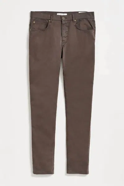 Billy Reid 5 Pocket Pant In Charcoal In Pink