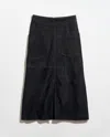 Billy Reid A-line Suede Skirt In Black