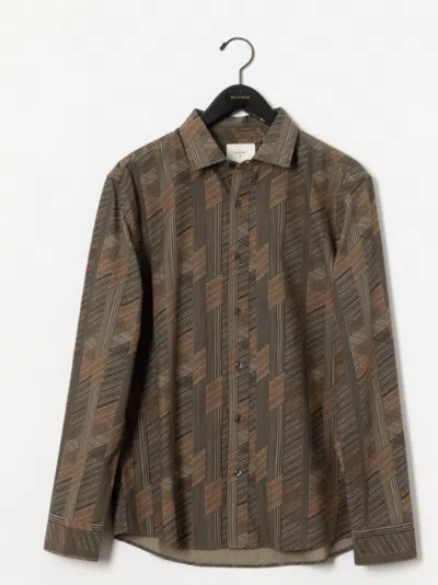 Billy Reid Abstract Ribbon Cedar Shirt - Multi
