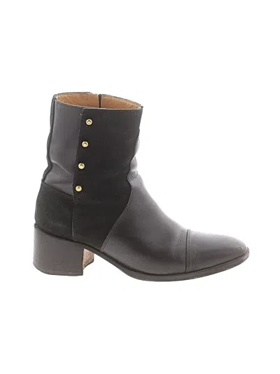 Pre-owned Billy Reid Ankle Boots In Black