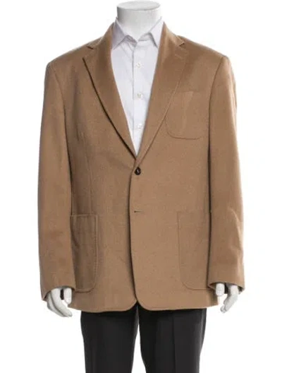 Pre-owned Billy Reid Baby Camel Blazer In Neutral