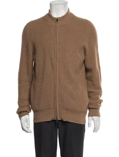 Pre-owned Billy Reid Baby Camel Jacket In Brown