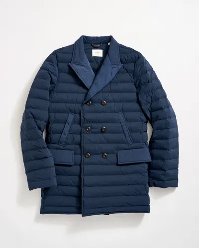 Billy Reid Baffle Bond Peacoat - Carbon Blue
