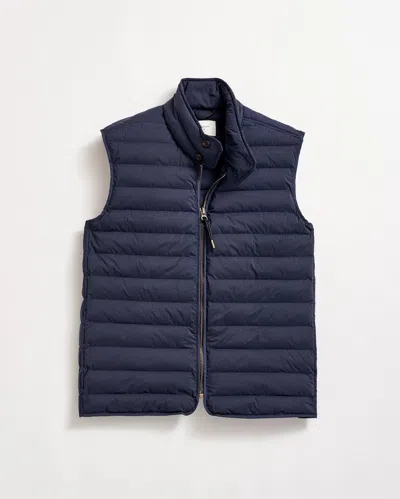 Billy Reid Baffle Vest In Navy