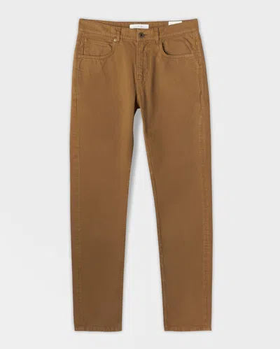 Billy Reid Bedford 5 Pocket Pant In Brown