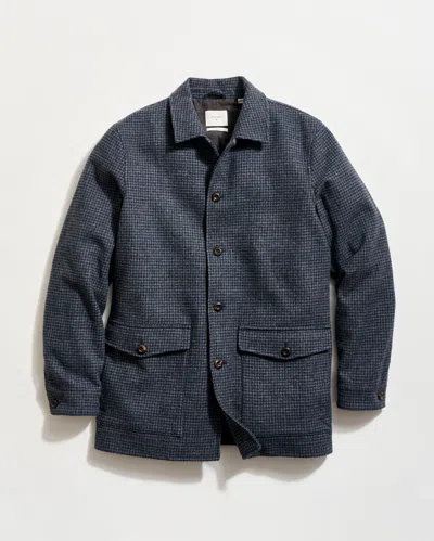 Billy Reid Bennet Overcoat In Blue
