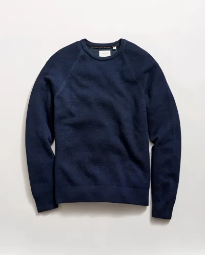 Billy Reid Bishop Rib Crew In Blue