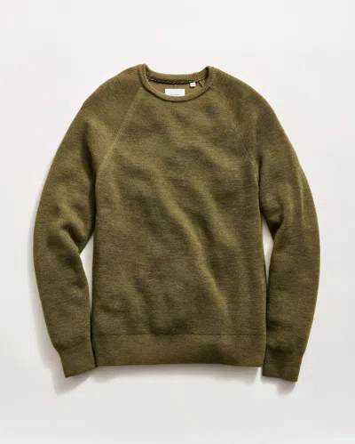 Billy Reid Bishop Rib Crew In Green
