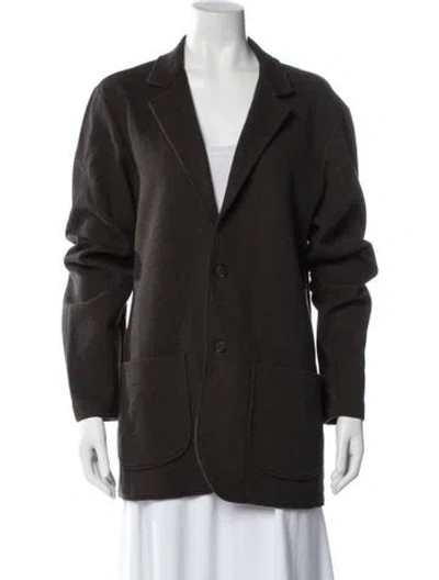 Pre-owned Billy Reid Blazer In Brown