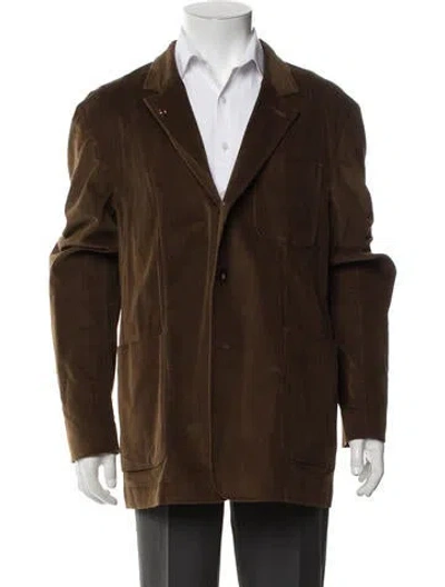 Pre-owned Billy Reid Blazer In Brown