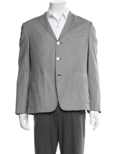 Pre-owned Billy Reid Blazer In Gray