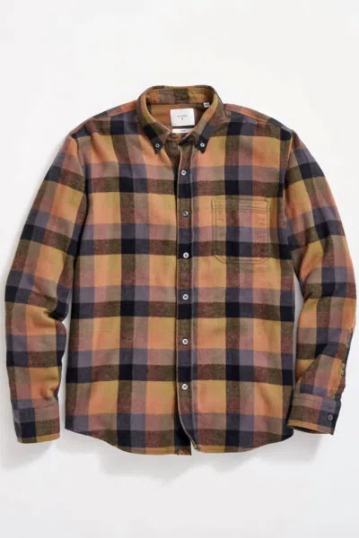Billy Reid Block Shadow Plaid Tuscumbia In Multi