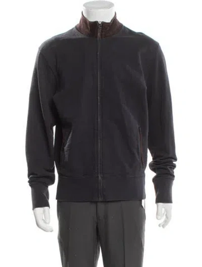 Pre-owned Billy Reid Bomber Jacket In Blue