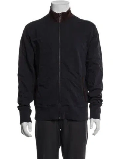 Pre-owned Billy Reid Bomber Jacket In Blue