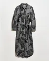 Billy Reid Bradley Gordon X  Pelican Msl 1 Pocket Maxi Dress In Blue