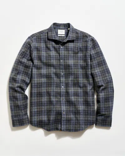 Billy Reid Brushed Bold Plaid Cedar Shirt