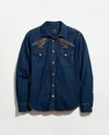 Billy Reid Butch Anthony X  Yellowhammer Shoals Denim Shirt In Blue