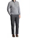 Billy Reid Button Placket Twill Pullover In Grey In Gray